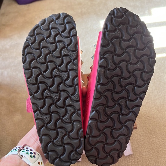 𝅺THE BIRKENSTOCK women Arizona studded fuchsia size 36- RARE. - Picture 14 of 15